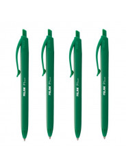 Sachet-de-4-stylos-à-bille-P1-Touch-vert-MILAN