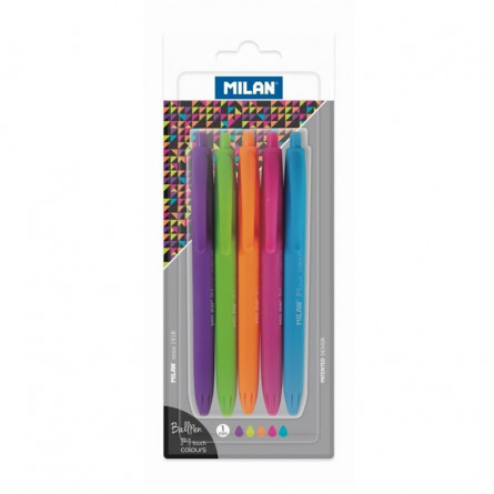 Blister-de-5-stylos-P1-Touch-couleurs-colorés-MILAN