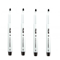 Sachet-de-4-marqueurs-effaçables-noir-pour-tableau-blanc