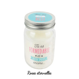 Bougie "Tu es formidable et...