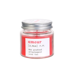 Bougie parfumée "amour"