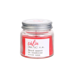 Bougie parfumée "câlin"