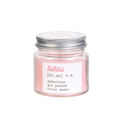 Bougie parfumée "bisou"