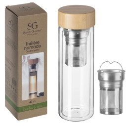 Theière bambou et verre...