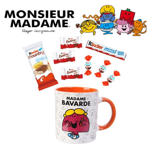 Mug-Monsieur-Madame-BAVARDE-garnie-de-20-chocolats-Kinder