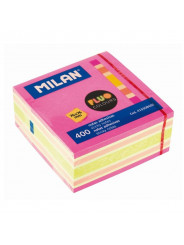 Bloc-de-400-notes-adhésives-couleurs-fluo-76x76-mm