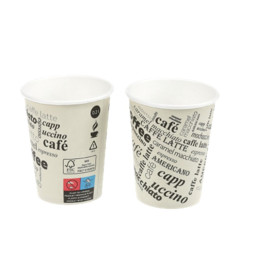 100 gobelets en carton 15 cl