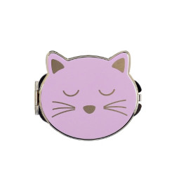 Miroir de poche chat