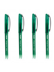 Sachet-de-4-stylos-à-bille-encre-gel-verte-MILAN