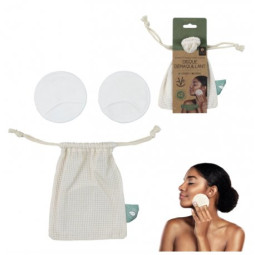 Disque démaquillant bambou x2