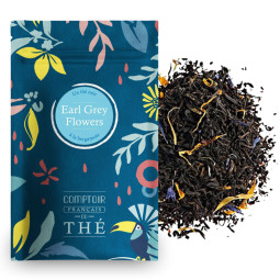 Earl Grey flowers thé noir...