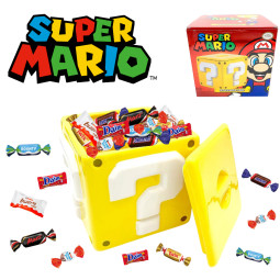 Cube en céramique garni de...