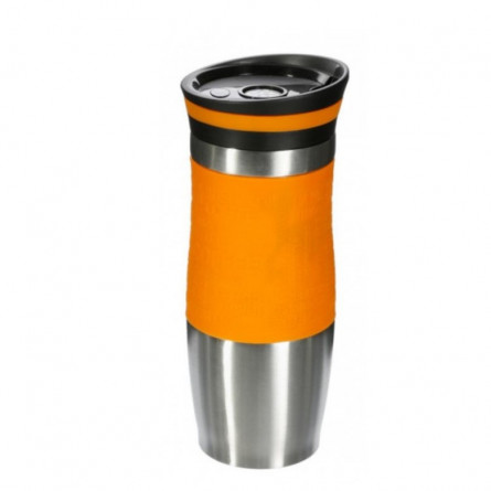 Mug-istoherme-en-acier-et-silicone-orange-350-ml