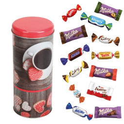 Boite à dosettes garnie de...