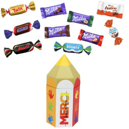 Crayon "Merci" garni de 20...