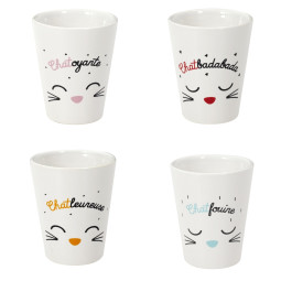 Lot de 4 tasses à espresso...