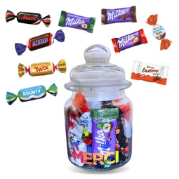 Bonbonnière "Merci" garnie...