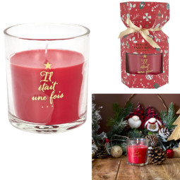 Coffret bougie à la cannelle