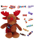 Peluche Renne 20 chocolats 