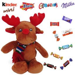 Peluche Renne 20 chocolats