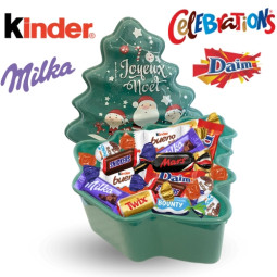 Boite sapin verte "Joyeux...