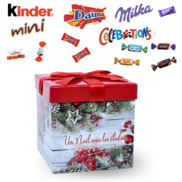 Boite carrée "Un Noël sous...