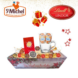 Corbeille Noël sous les...