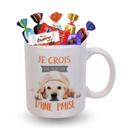 Mug chien "Besoin d'une...