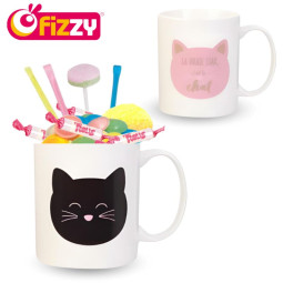 Mug thermique chat garni de...