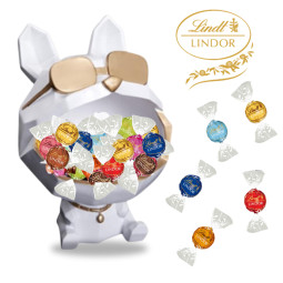 Statue chien Bulldog blanc...