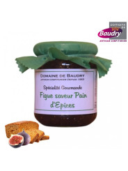 BAUDRY-spécialité-gourmande-figue-saveur-pain-d'épices-pot-en-verre-250g