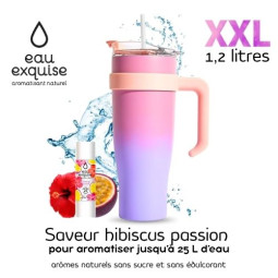 Mug isotherme bicolore rose...