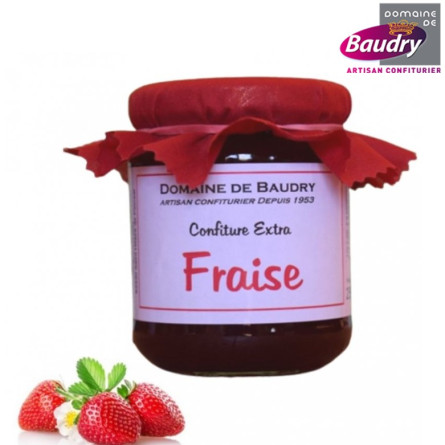 Confiture-fraise-BAUDRY-pot-en-verre-250gr