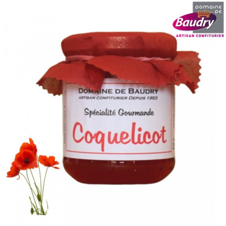 Spécialité-gourmande-coquelicot-framboise-pot-en-verre-250gr