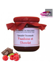 Spécialité-gourmande-framboise-et-chocolat-pot-en-verre-250g