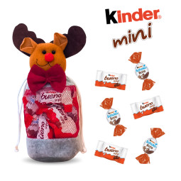 Petit pochon gris Renne 30...