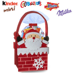 Grand panier Père Noël...