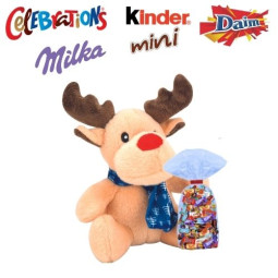 Petite peluche renne beige...