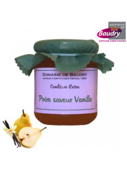 BAUDRY-confiture-poire-saveur-vanille-pot-en-verre-250-g