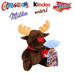 Petite peluche renne brun...