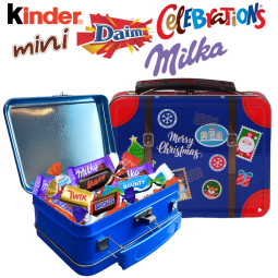 Valisette métal bleue 40...