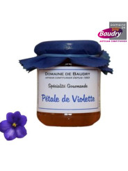 Spécialité-gourmande-pétale-de-violette-BAUDRY-pot-en-verre-250-gr