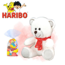 Peluche Ours blanc 25...