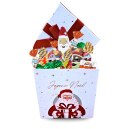 Boite carrée Joyeux Noël +...