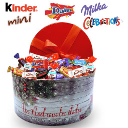 Boite ronde "Un Noël sous...