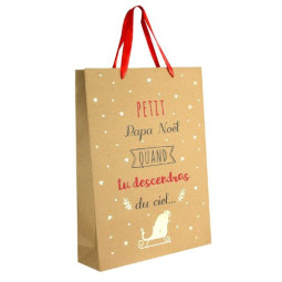 Grand sac "Petit papa Noël.."