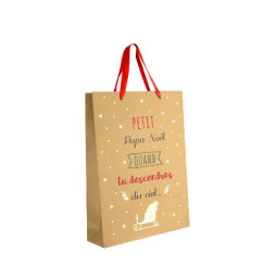 Petit sac "Petit papa Noël.."