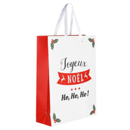 Sac "Joyeux Noël Ho, Ho, Ho.."