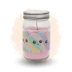 Bougie parfum "Guimauve" -...