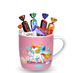 Mug licorne + 20 chocolats...